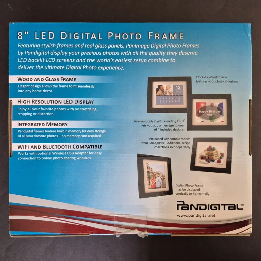 8" LED Digital Photo Frame - Picture 9 of 10